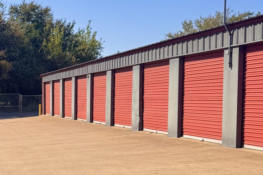 Red Storage Units