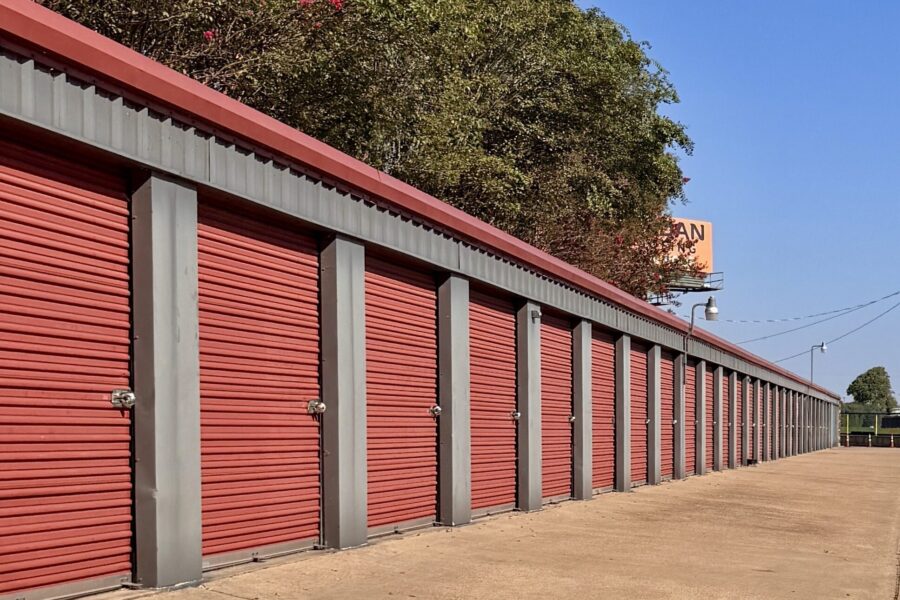 Red Storage Units