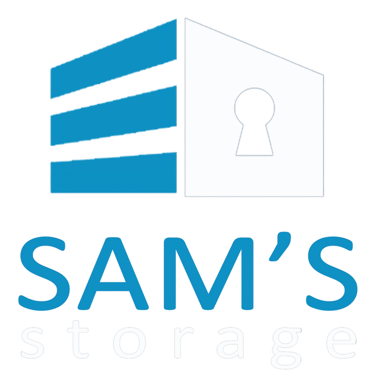 Sams Storage Logo White