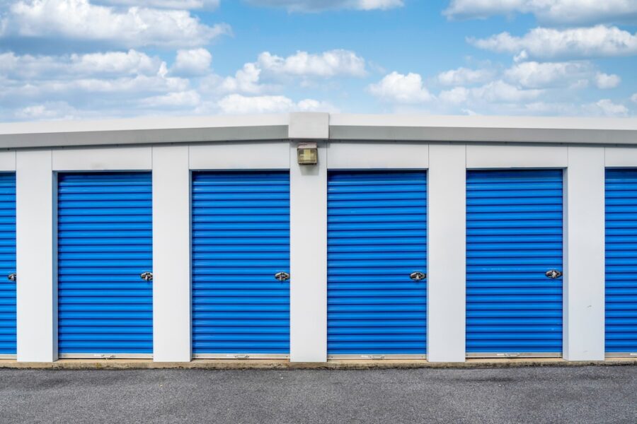 A,business,of,storage,unit,rentals,for,rent.